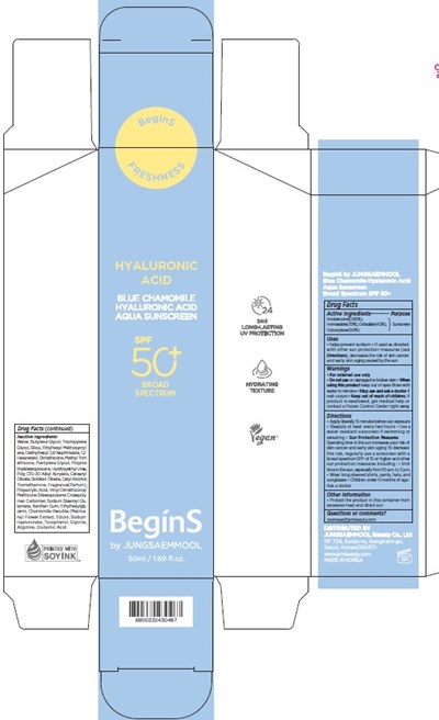 Image Description (Label Aqua Sunscreen)